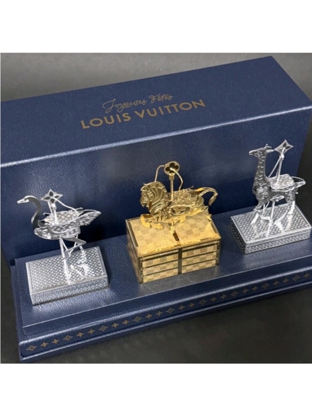 RARE Louis Vuitton 2024 Holiday
Nanogram Carousel Trunk Set - Picture 2 of 12